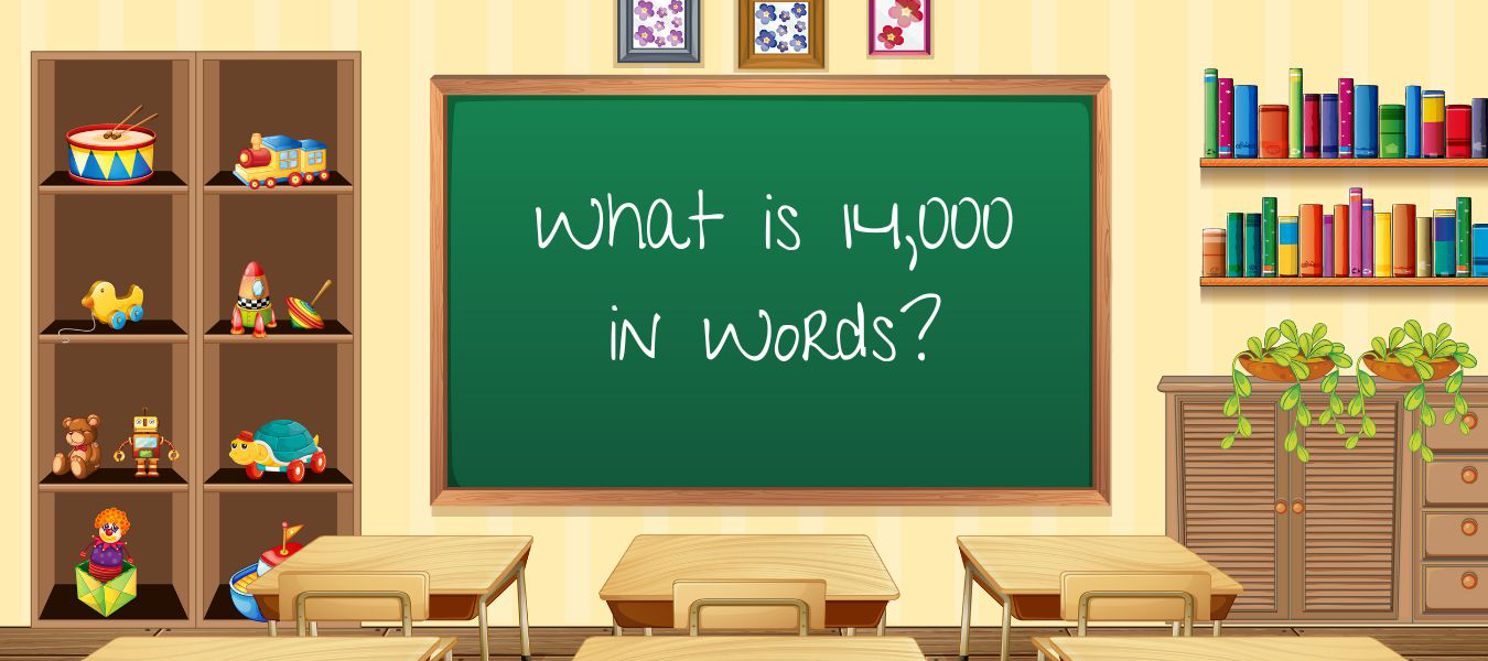 14000 in Words in English